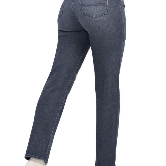 Nwt BUFFALO High Rise Straight Jayden Grey Jeans sz 27x32 - Picture 4 of 9